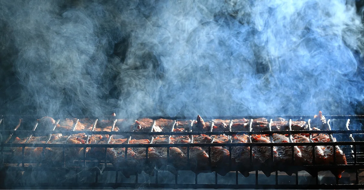 History of Smoking Food - Table and Court