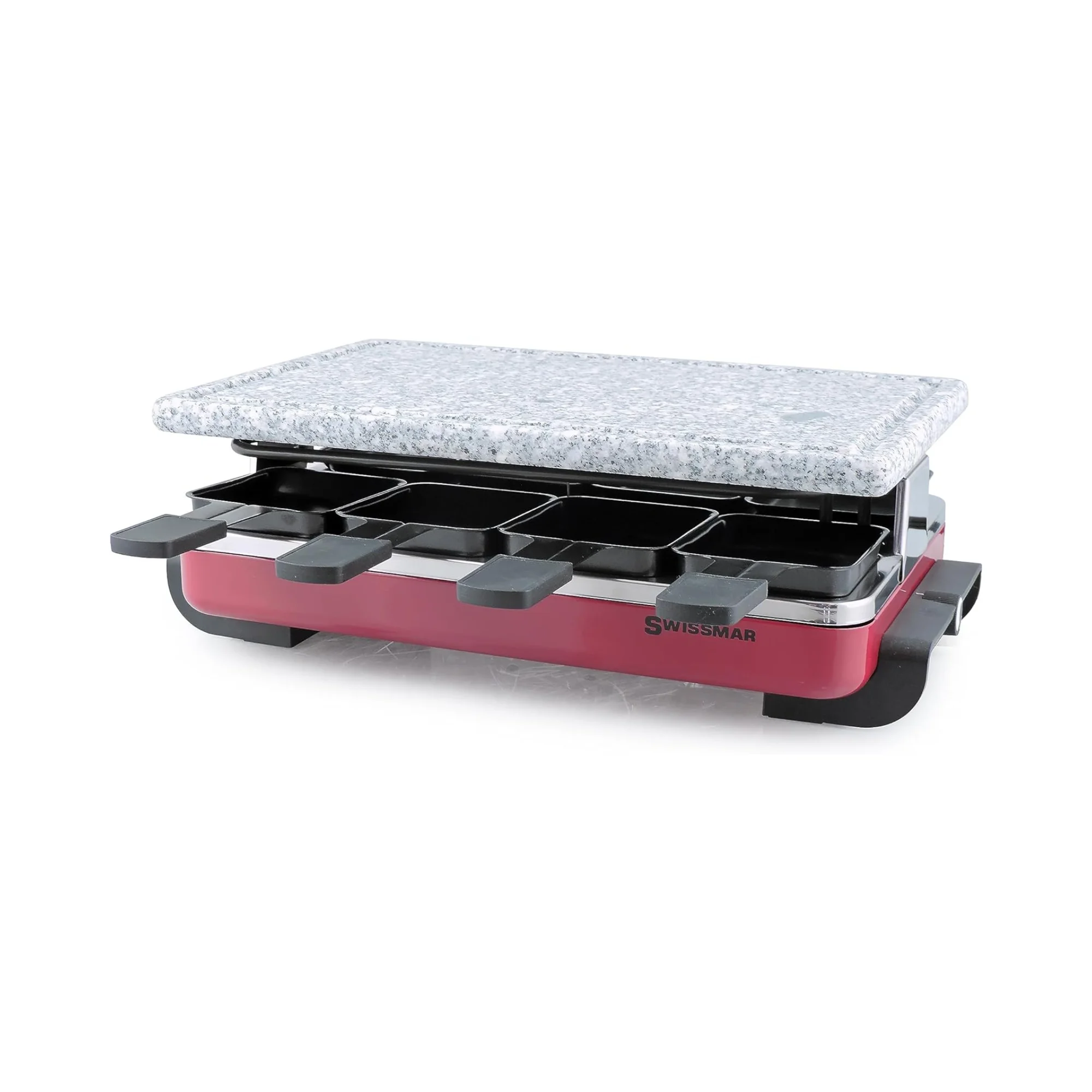 Swissmar Classic Red Raclette Grill with Granite Top 2