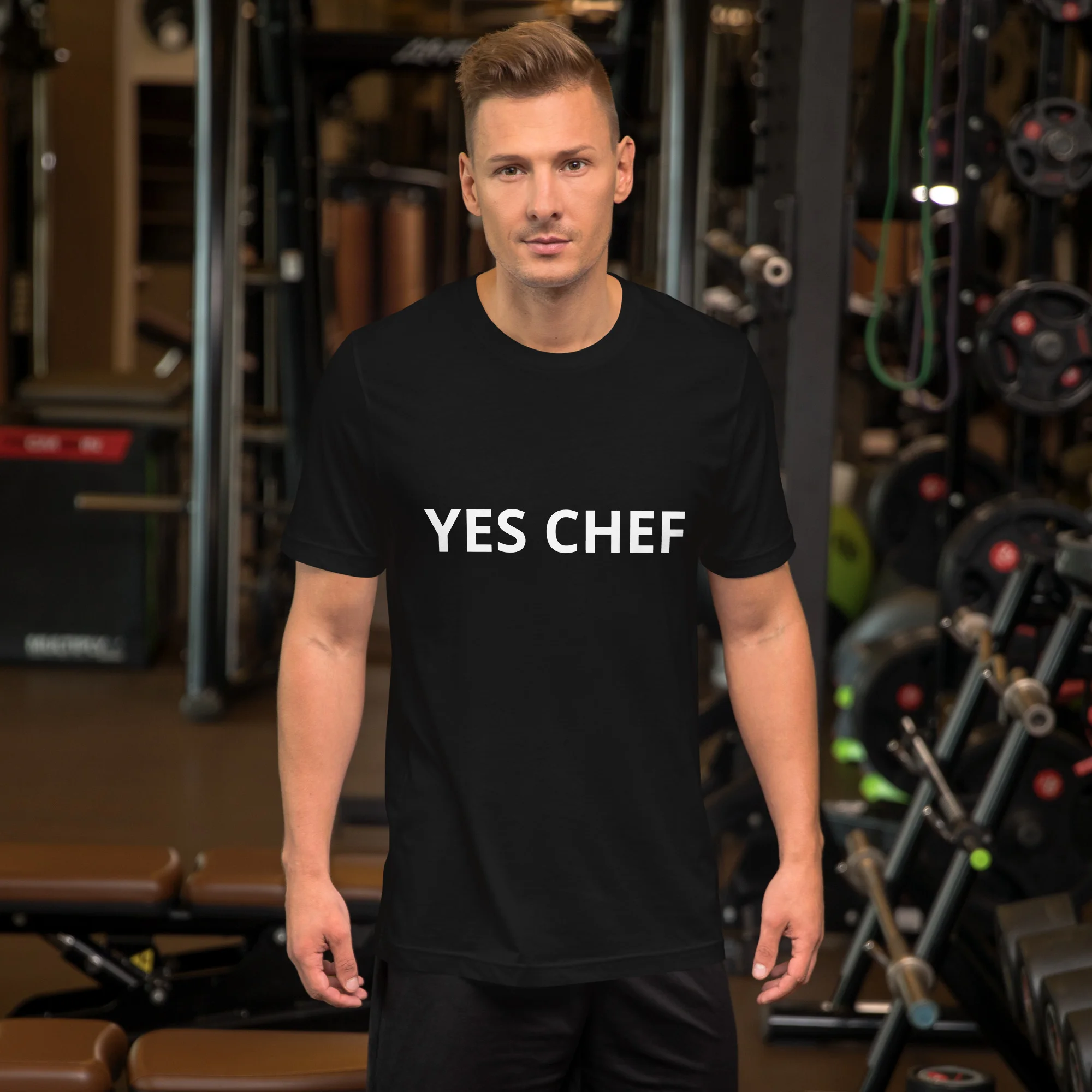 yes chef bbq t-shirt