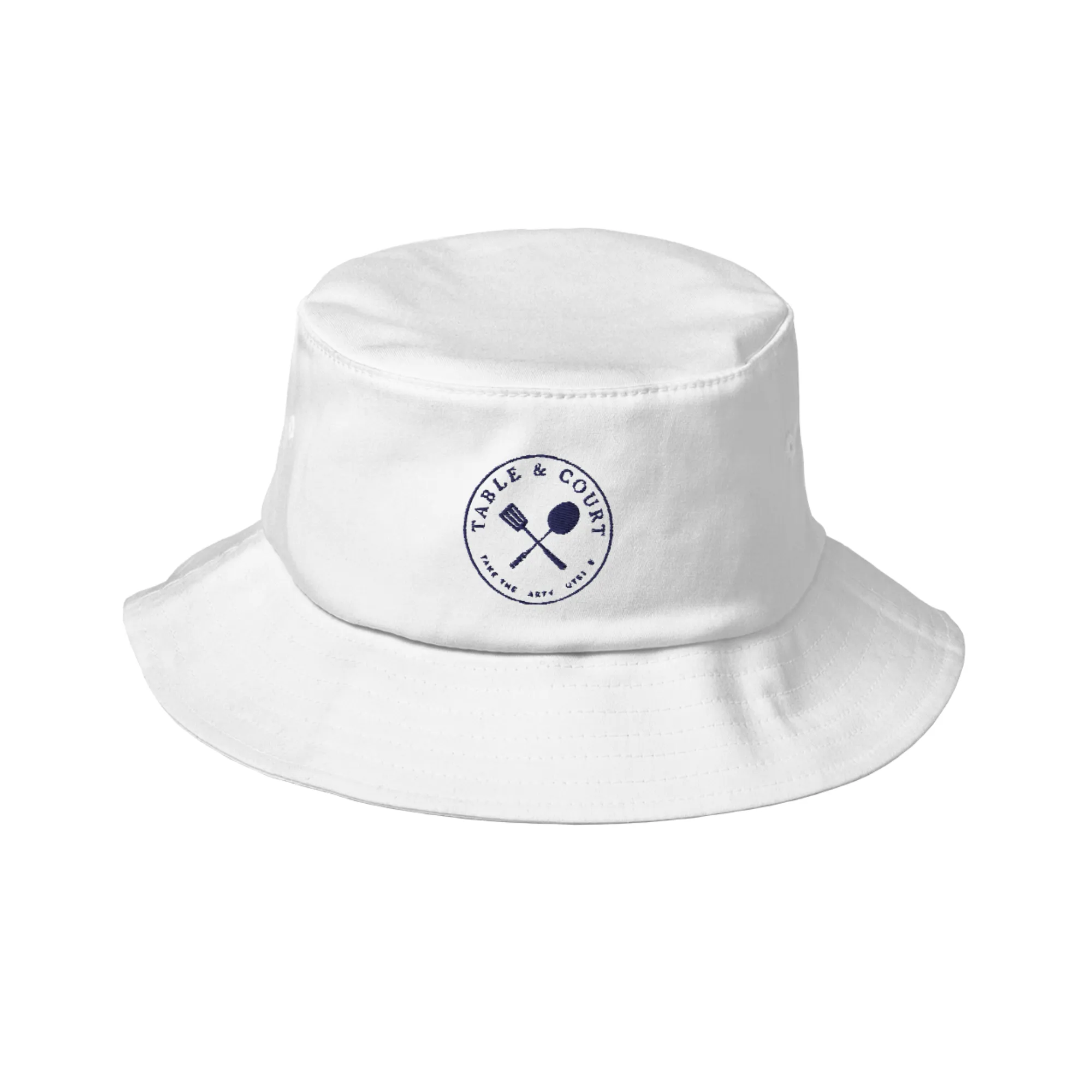 Table and Court Blue Logo Bucket Hat 2