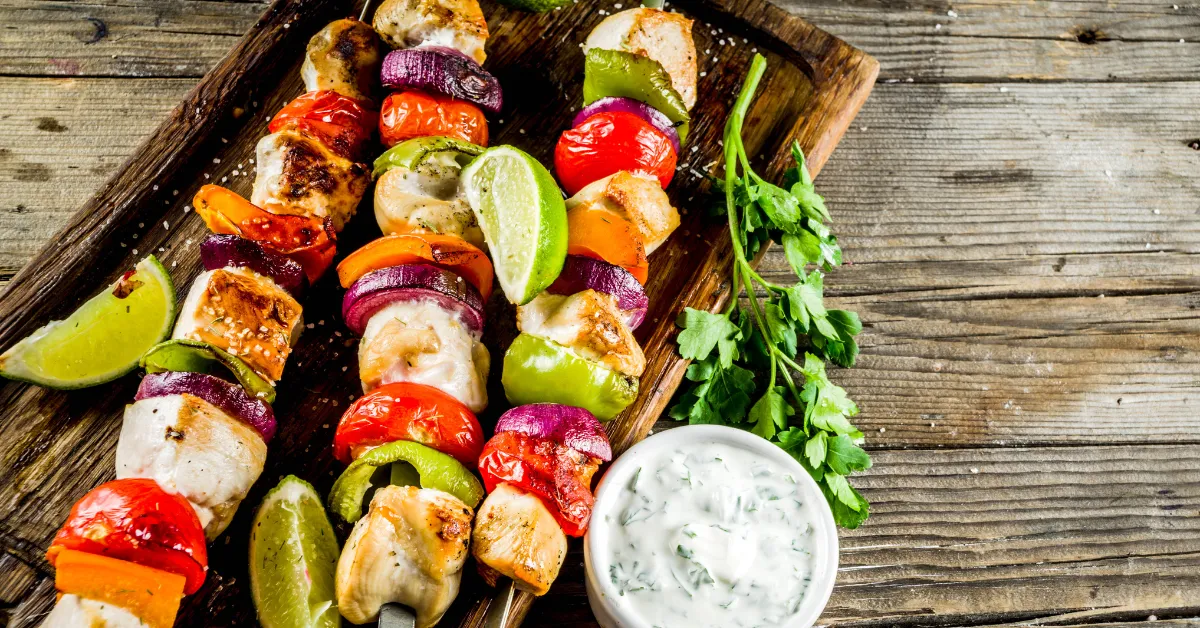 Grilled Chicken Kabobs